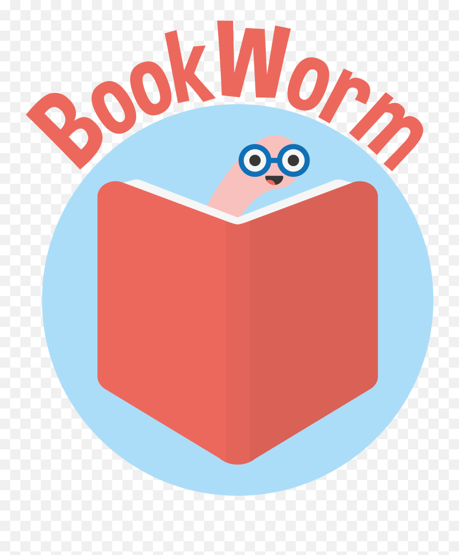 Bookworm Logo Clipart - Bookworm Logo Emoji,Bookworm Clipart