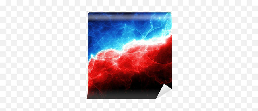 Abstract Red And Blue Lightning Wall Mural U2022 Pixers - We Live To Change Red And Blue Lightning Black Background Emoji,Blue Lightning Png