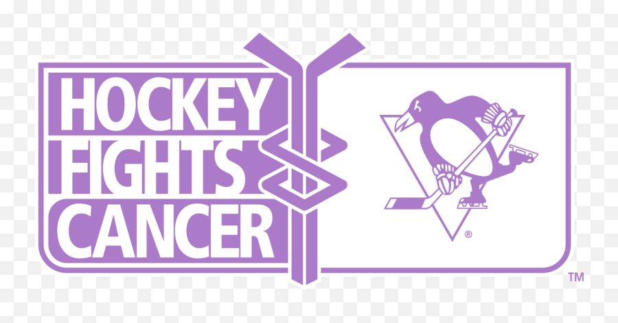 Hockey Fights Cancer - Pittsburgh Penguins Emoji,Pittsburgh Penguins Logo
