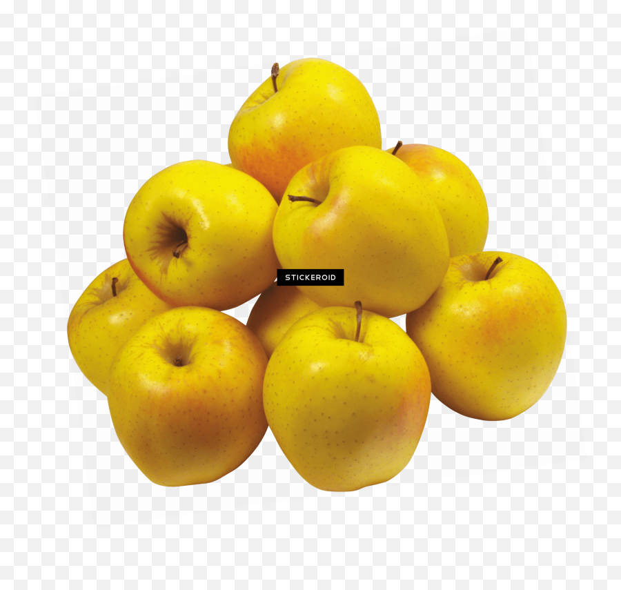 Download Hd Apple Wedge Slice Yellow - Small Yellow Apple Emoji,Yellow Transparent Apple
