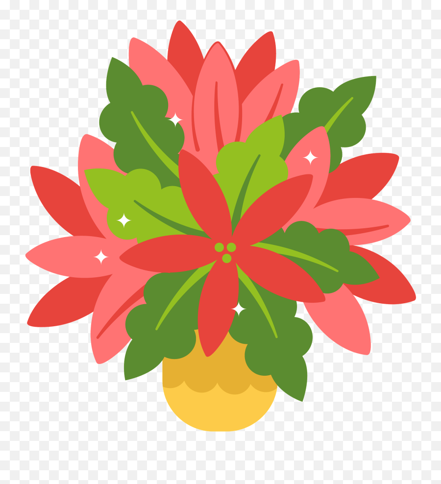Poinsettia Clipart - Natural Foods Emoji,Poinsettia Clipart