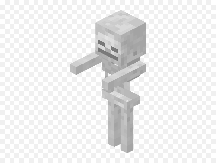 Weaponless Mob - Skeleton Minecraft Emoji,Minecraft Bow Png
