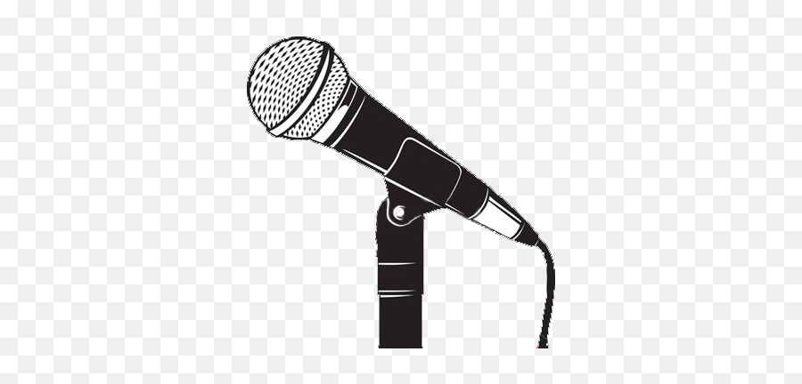 Microphone Singer Clip Art Png Image - Microphone Clipart Transparent Emoji,Microphone Clipart Png