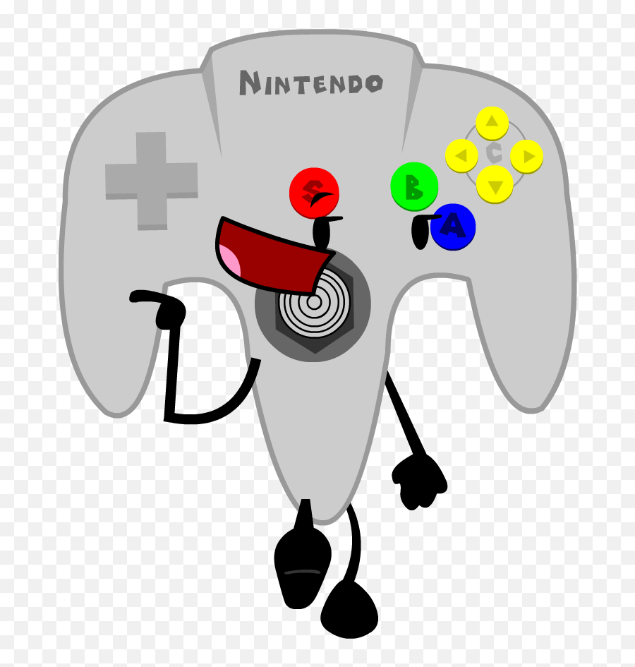 Nintendo 64 Controller Png - Controller Clipart Mobile Game Object Shows N64 Emoji,Playstation Controller Clipart
