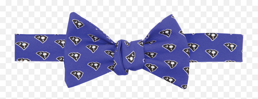 South Carolina Traditional Bow Tie Blue With Navy - State Traditions Solid Emoji,Bow Ties Logo