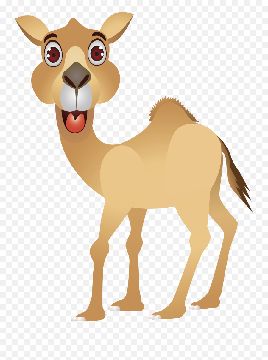 Camel Cartoon Humour Clip Art - Cartoon Face Of Camel Emoji,Funny Clipart