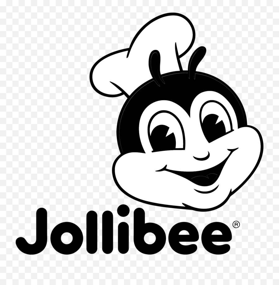 Jollibee Logo Black And White - Jollibee Logo Emoji,Jollibee Logo