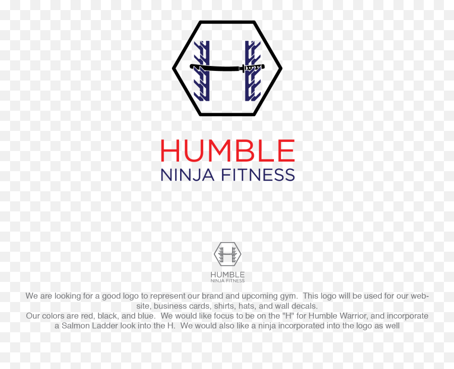 Logo Design 503 U0027humble Ninja Fitnessu0027 Design Project Emoji,Ninjas Logo