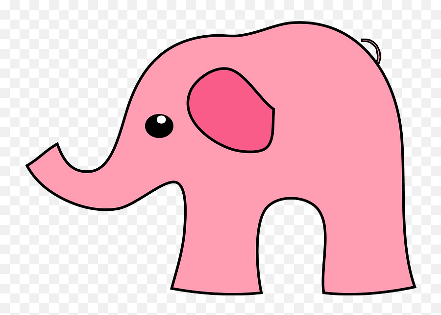 Pink Elephant Clipart Free Download Transparent Png - Animal Figure Emoji,Baby Elephant Clipart