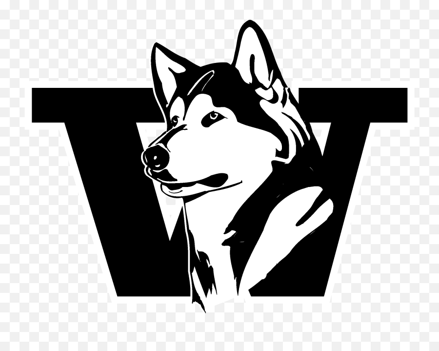 Download Washington Huskies Logo Black - Washington Huskies Emoji,University Of Washington Logo