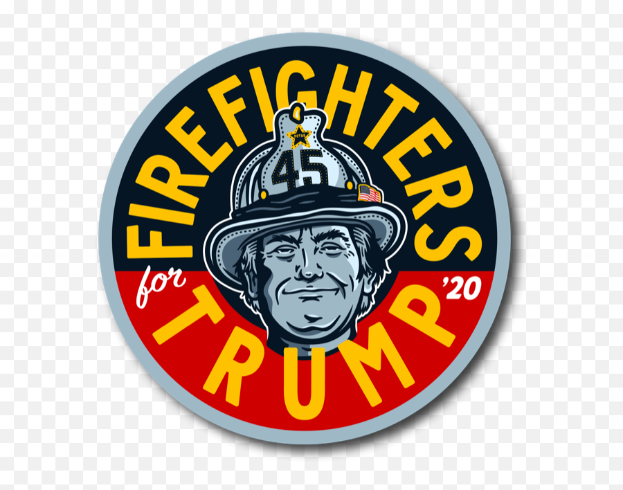 Firefighters For Trump 2020 - Firefighters For Trump Sticker Emoji,Trump 2020 Logo