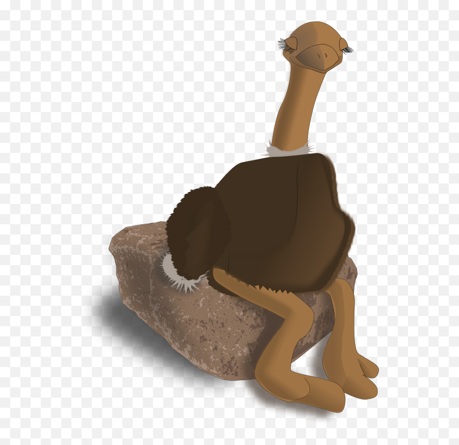 Free Clip Art - Common Ostrich Emoji,Ostrich Clipart
