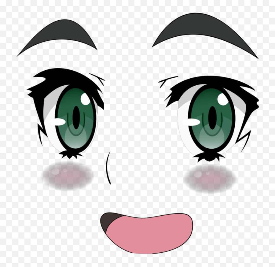 Mq - Anime Girl Face Transparent Emoji,Anime Face Transparent