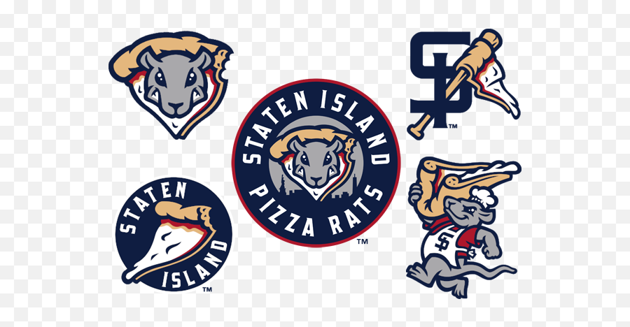 Download The Pizza Rats Unveiled A Series Of Logos Designed - Logo Staten Island Yankees Emoji,Yankees Logo Png