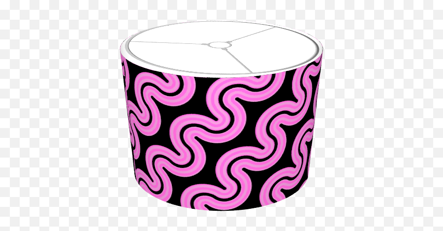 Download Pink Wavy Lines - Lampshade Png Image With No Cylinder Emoji,Wavy Lines Png