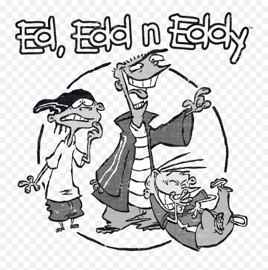 Ed Edd N Eddy Gang Mens Heather T - Ed Edd N Eddy T Shirt Edd Emoji,Ed Edd N Eddy Logo