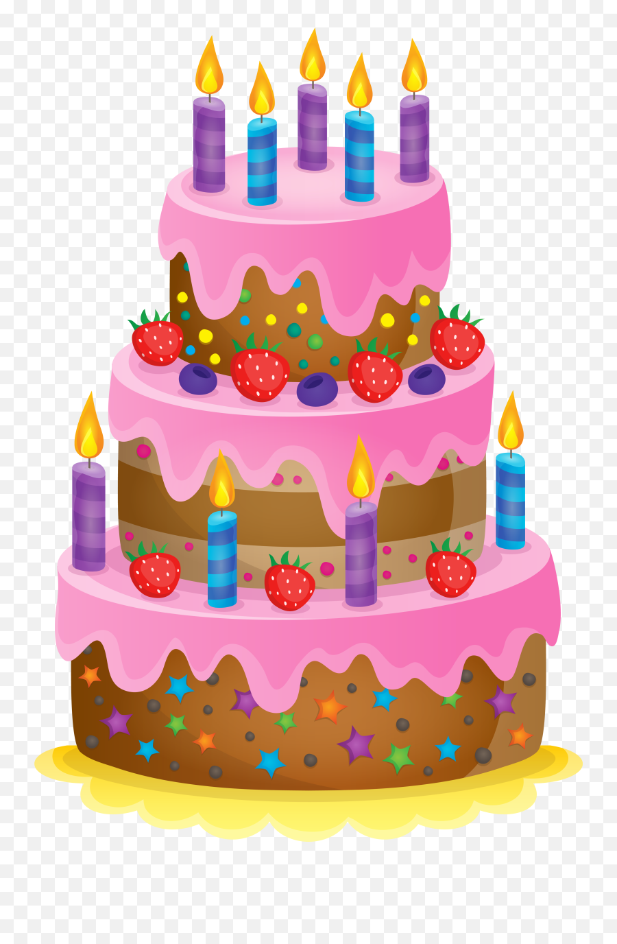 Download Hd Birthday Cake Clipart At - Birthday Cake Clipart Emoji,Birthday Cake Transparent