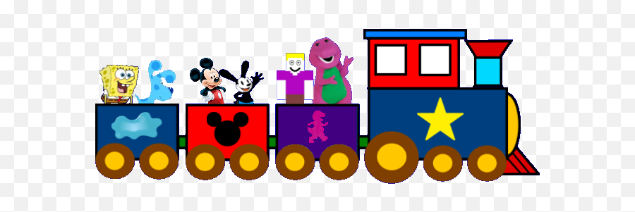 Mickeyu0027s Clues Dino - Mite Train Everyone Ride Mickey Blues Emoji,Clue Logo