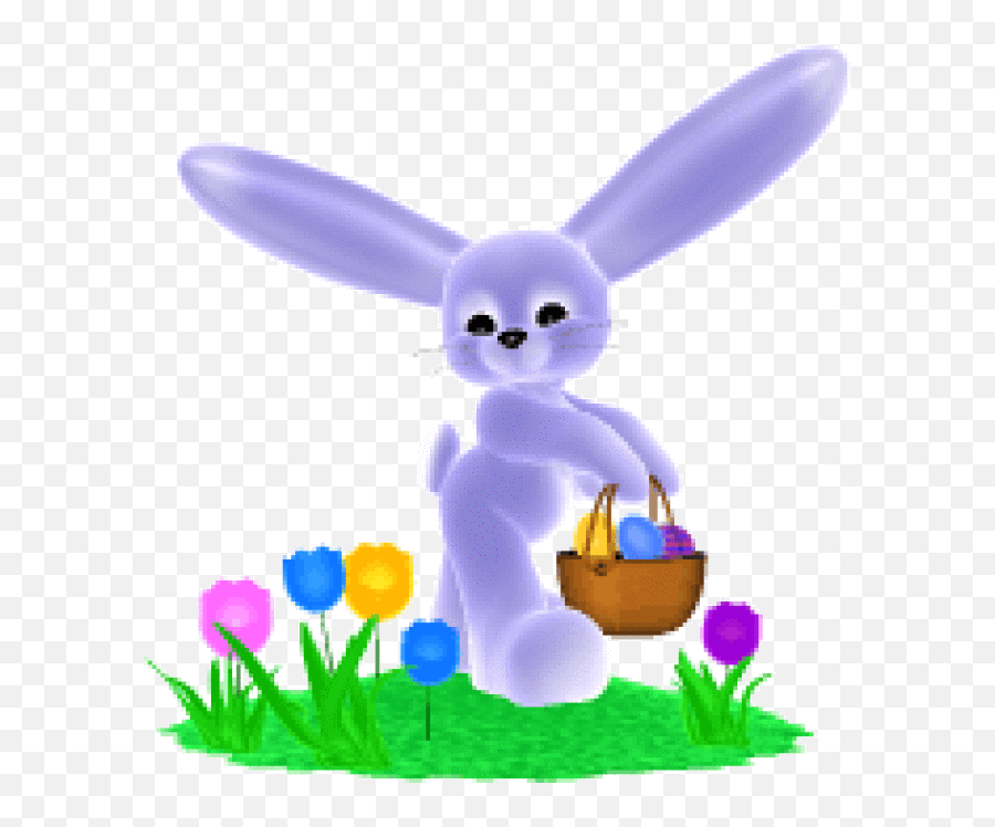 Clipart For Easter Clipart Image 10045 - Easter Bunny With Cross Emoji,Easter Clipart