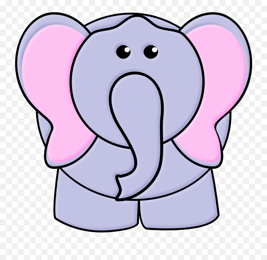 Cartoon Elephant Png - Elefante Cartoon Clip Art Emoji,Elephant Clipart