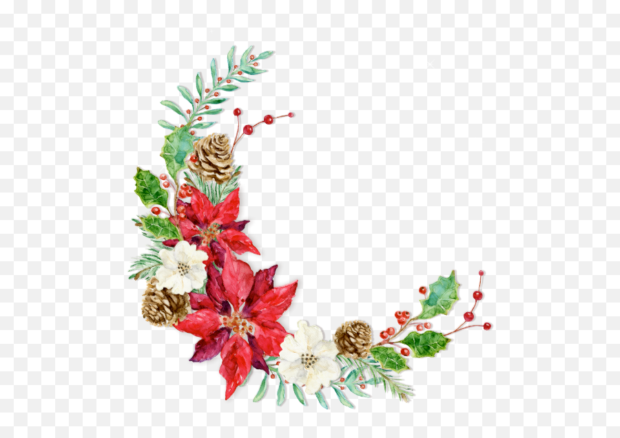 Pin On Chest Tattoos Emoji,Christmas Holly Garland Clipart