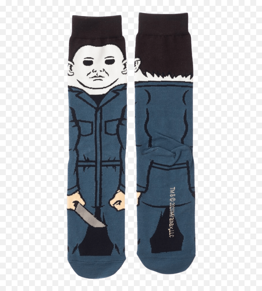 Halloween Michael Myers Crew Socks Emoji,Michael Myers Transparent