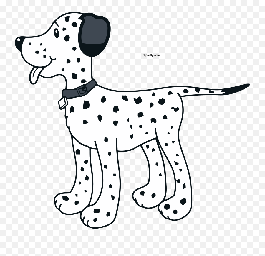 Download Hd Dalmatian Fire Dog Clip Art Clipart Png - Clip Emoji,Fired Clipart