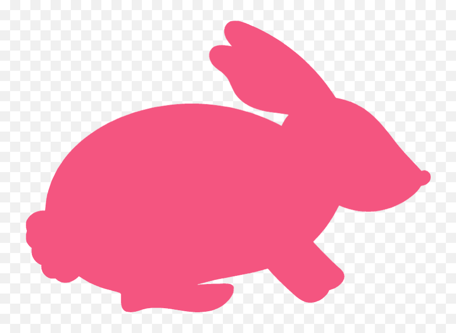 Easter Bunny Silhouette - Free Vector Silhouettes Creazilla Emoji,Bunny Outline Clipart