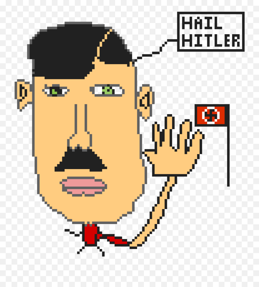 Pixilart - Blake Ray Ww2 Drawing Of Hitler By Anonymous Emoji,Hitler Hair Png