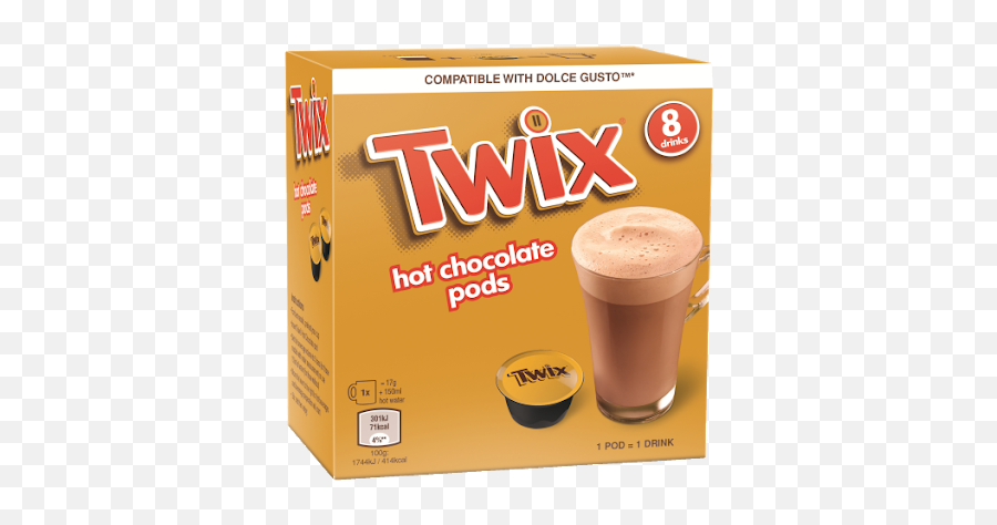 Dolce Gusto Twix Hot Chocolate - 7ministers Emoji,Twix Png