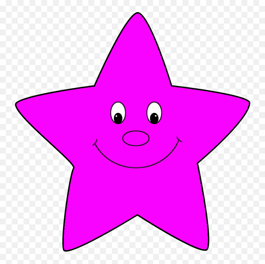 Star Clipart Emoji,Purple Star Png