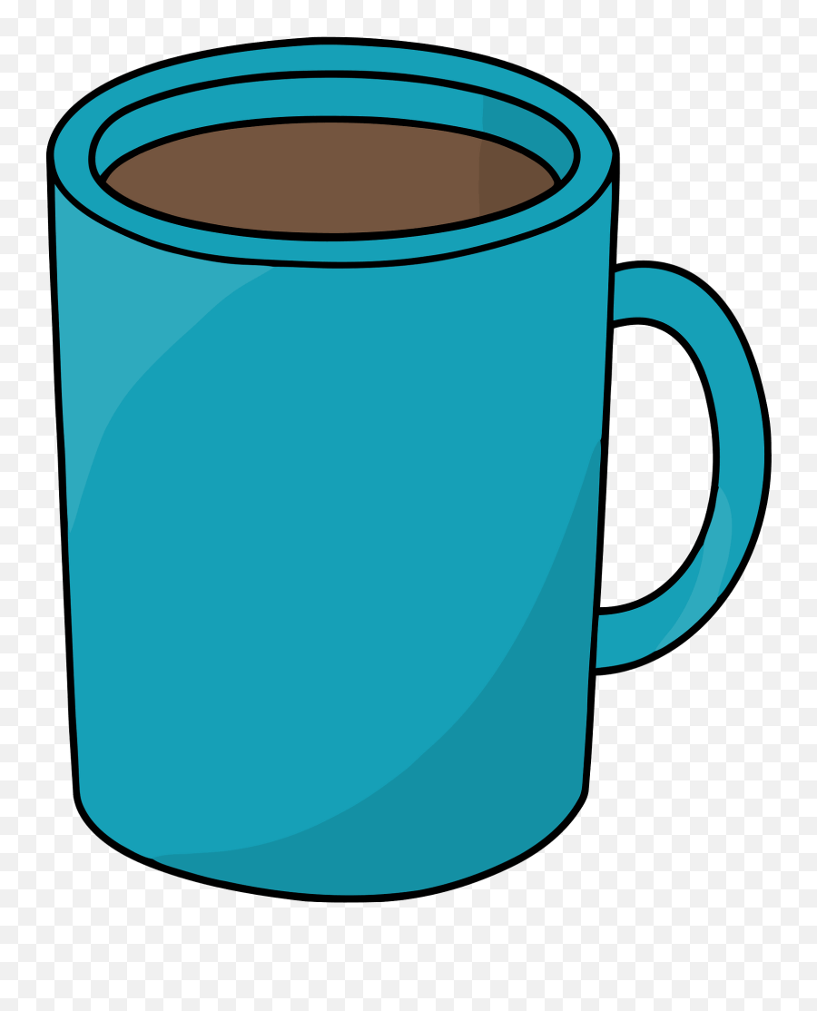 Blue Coffee Cup Full Of Coffee Clipart Free Download - Coffee Mug Clipart Emoji,Coffee Clipart