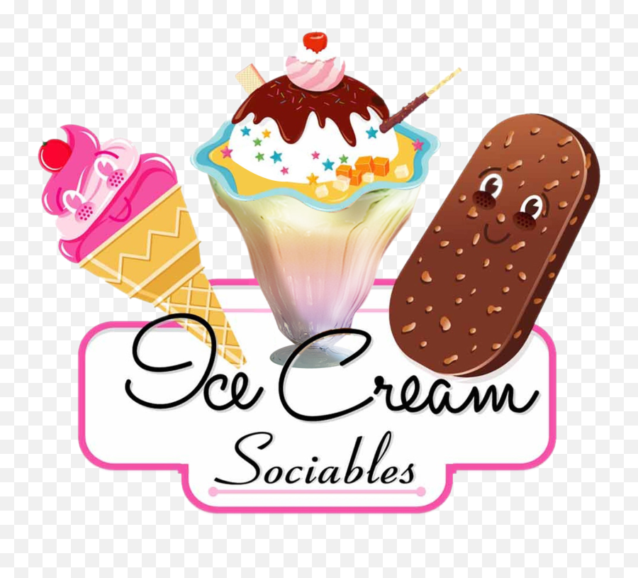 Desert Clipart Ice Cream Sundae - Ice Cream Sociables Emoji,Ice Cream Sundae Clipart