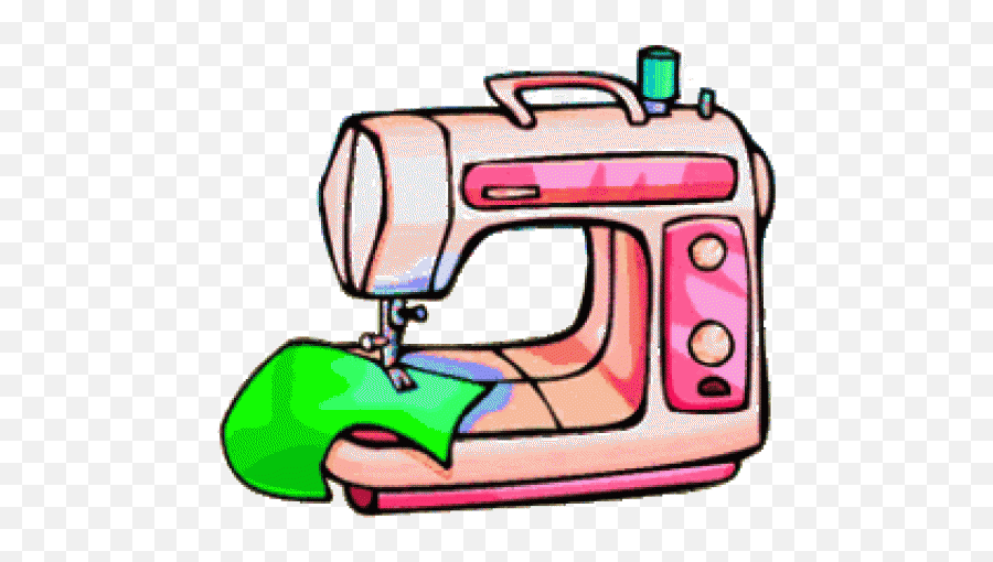Textiles Sewing Machine Clipart - Sewing Machine Clip Art Free Emoji,Sewing Machine Clipart