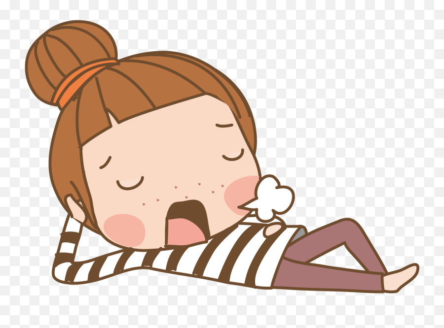Library Of Sleepy Sun Clip Art Royalty Free Stock Png Files - Cartoon Girl Sleep Png Emoji,Nap Clipart
