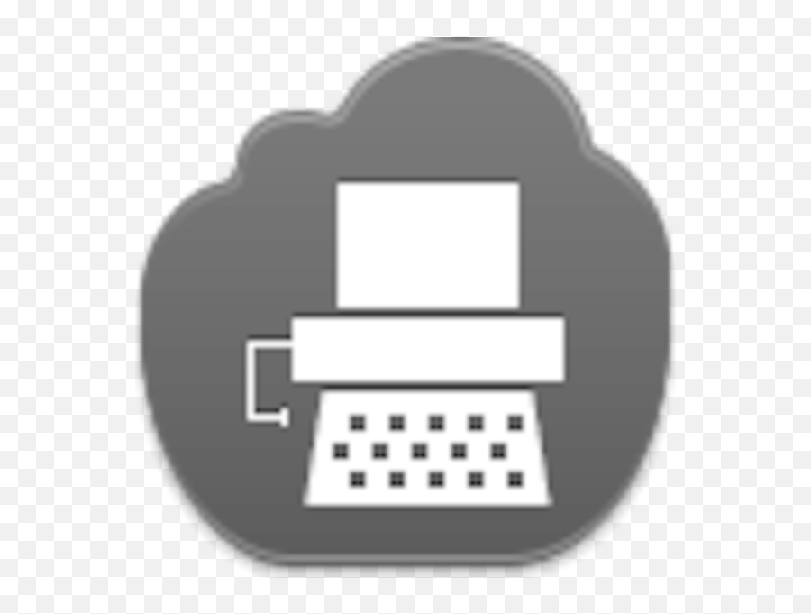 Typewriter Icon Free Images At Clkercom - Vector Clip Art Portable Network Graphics Emoji,Typewriter Clipart