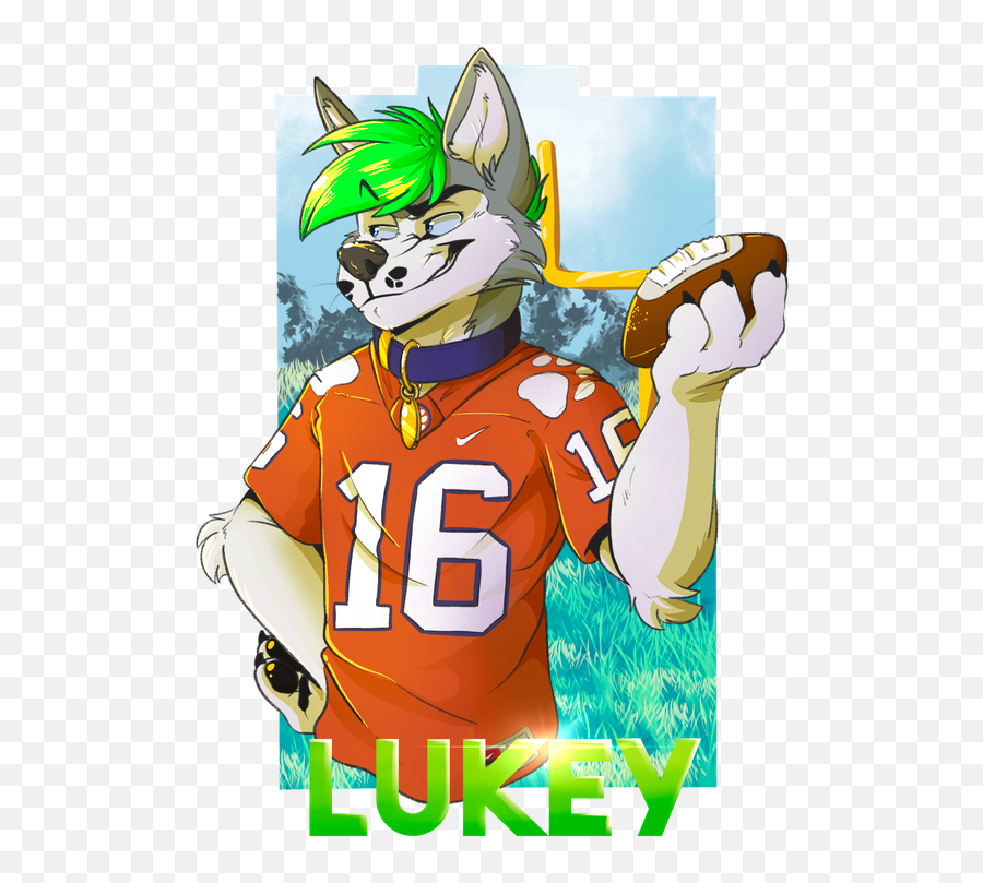 Luke Clemson Football - Fictional Character Emoji,Clemson Football Logo