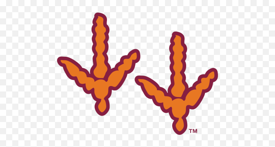 Hokie Tracks As Outline - Logo Clip Art Virginia Tech Emoji,Virginia Tech Logo