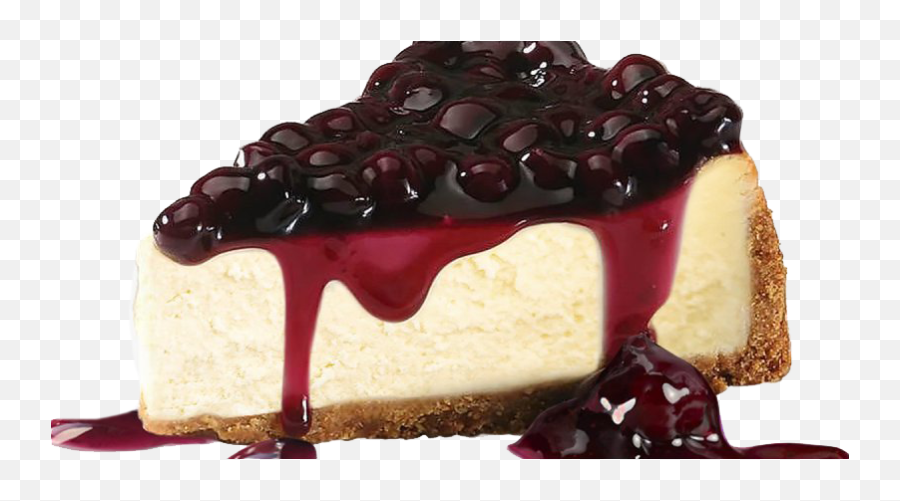 Cheesecake Slice Png Image - Baked Slice Blueberry Cheesecake Emoji,Cheesecake Png