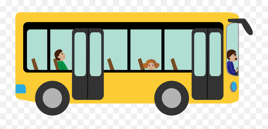 Bus Clipart - Bus Clipart Png Emoji,Transport Cliparts