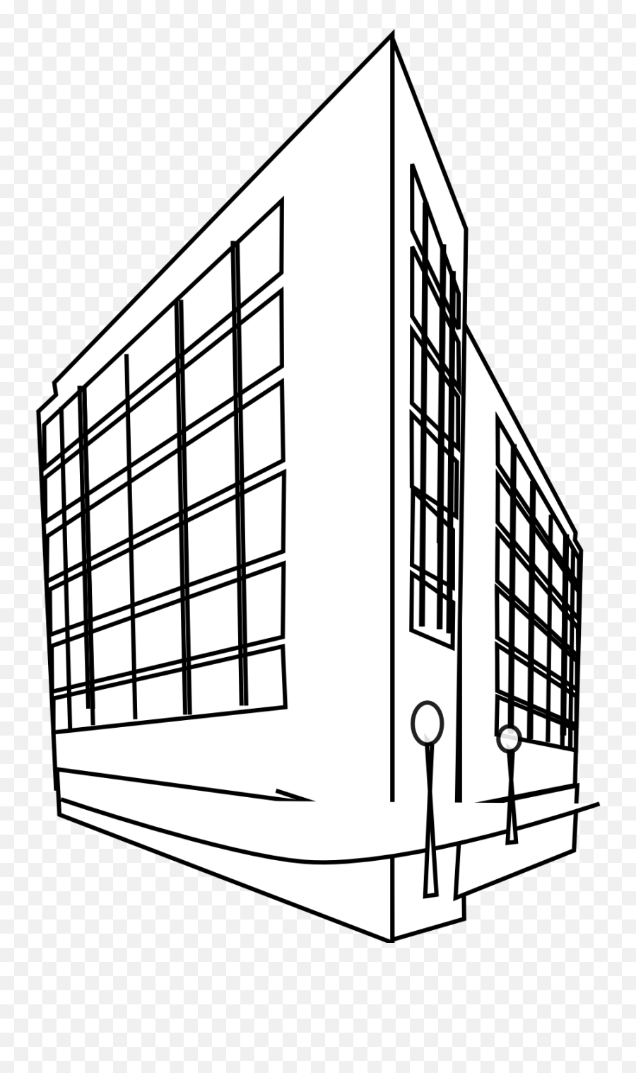 Building Clipart Black And White Free - Clipartingcom Building Clipart Black And White Free Emoji,Building Clipart