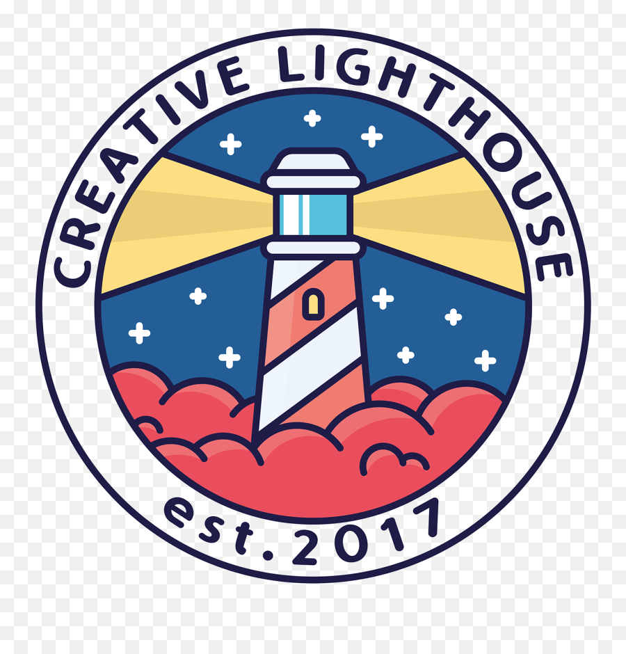 Creative Lighthouse Logo - Vertical Emoji,Lighthouse Logos