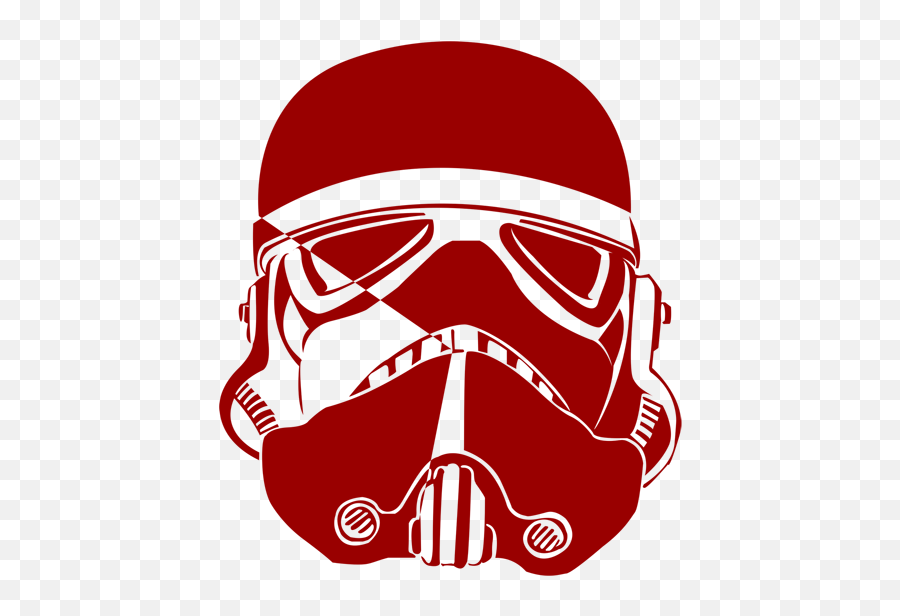 Red Stormtrooper - Illustration Emoji,Stormtrooper Clipart