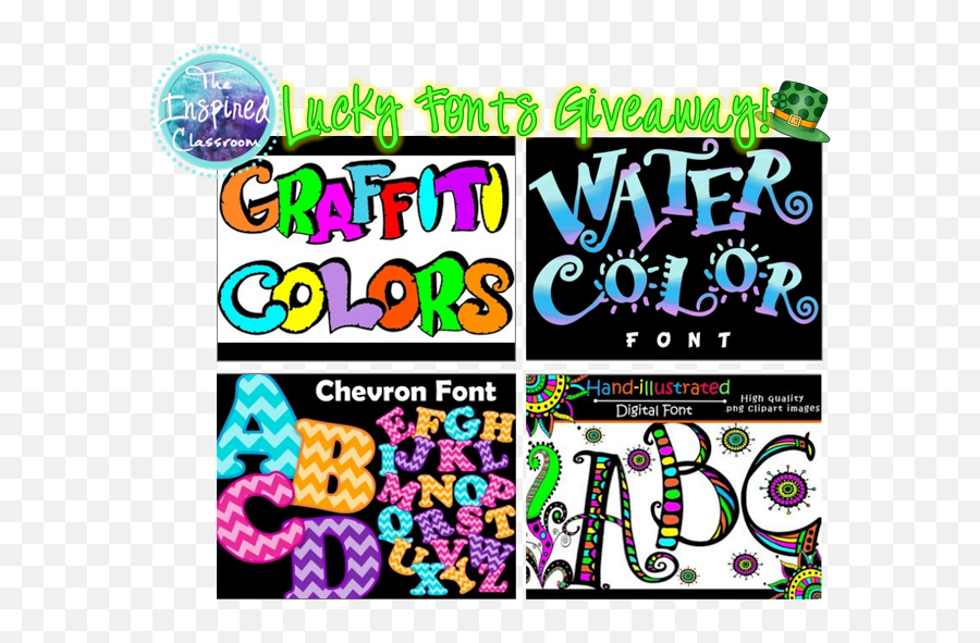 Feeling Lucky Enter To Win 4 Free Fonts Free Font - Dot Emoji,Win Clipart