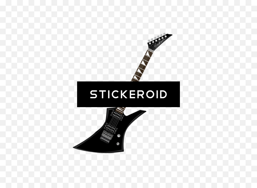 Download Electric Guitar - Electric Guitar Transparent Png Black And White Electric Guitar Png Emoji,Guitar Transparent Background