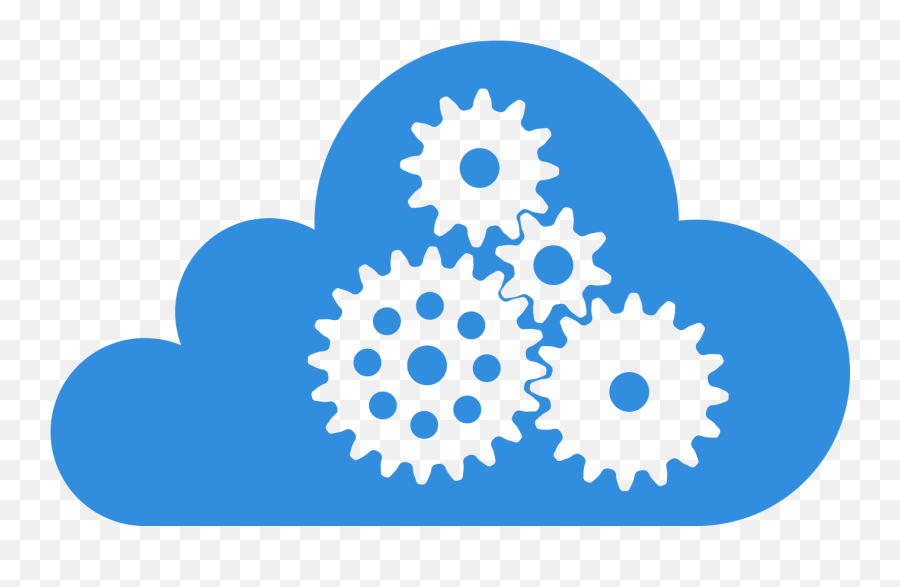 Download Hd Cloud - Gears Cloud Gears Transparent Png Image Basilica Emoji,Gears Transparent Background