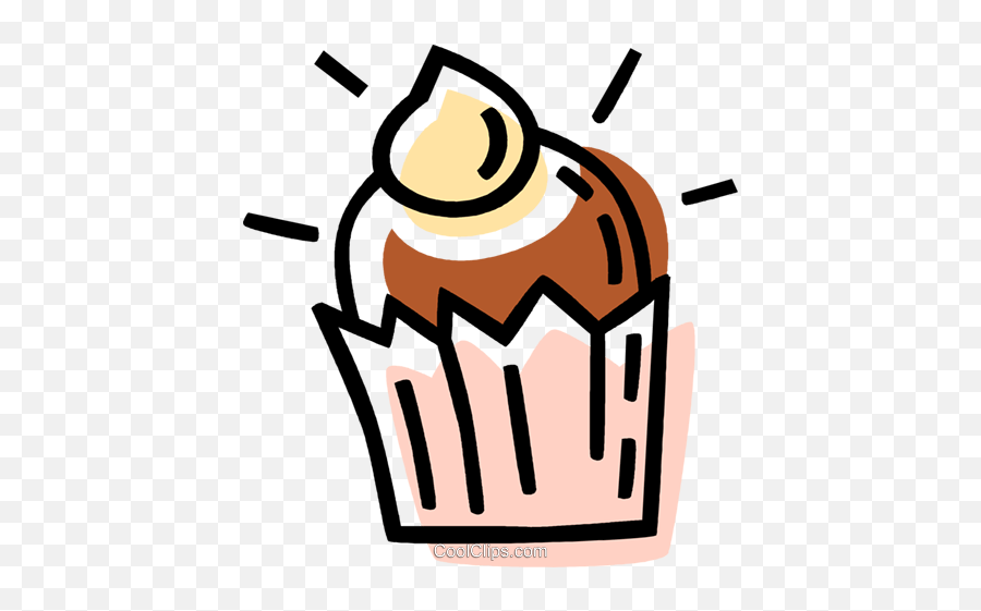 Download Cupcake Royalty Free Vector Clip Art Illustration Emoji,Cupcake Clipart Free