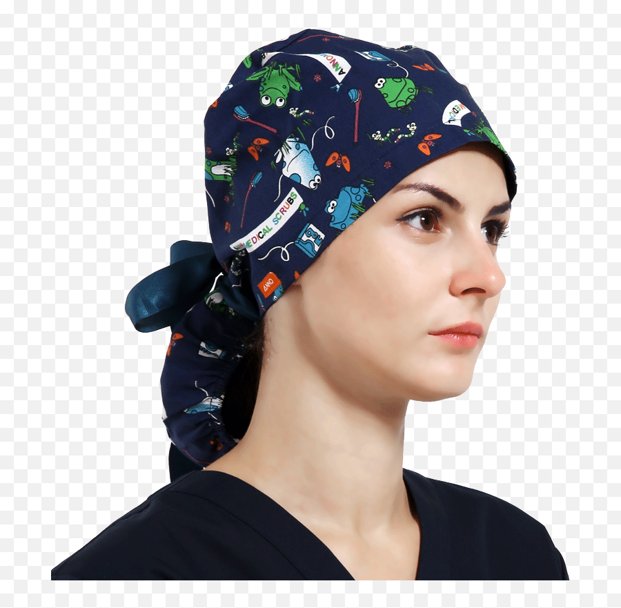 Best Selling Product Nurse Surgical Cap Printed Hair Cap Emoji,Nurse Hat Png