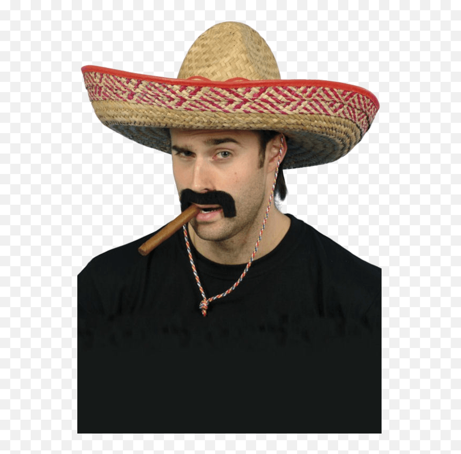 Download Hd Sombrero - Man Wearing A Sombrero Transparent Emoji,Sombrero Transparent Background