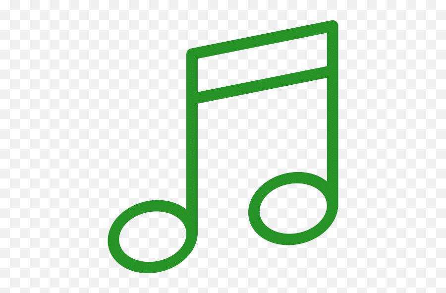 Green Music Note 2 Icon - Free Green Music Note Icons Emoji,Music Note Gif Transparent